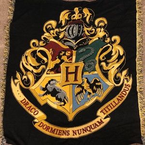 Harry Potter world throw blanket
